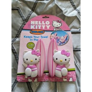 Brand New Surfer Hello Kitty Towel Clips for Home or Beach